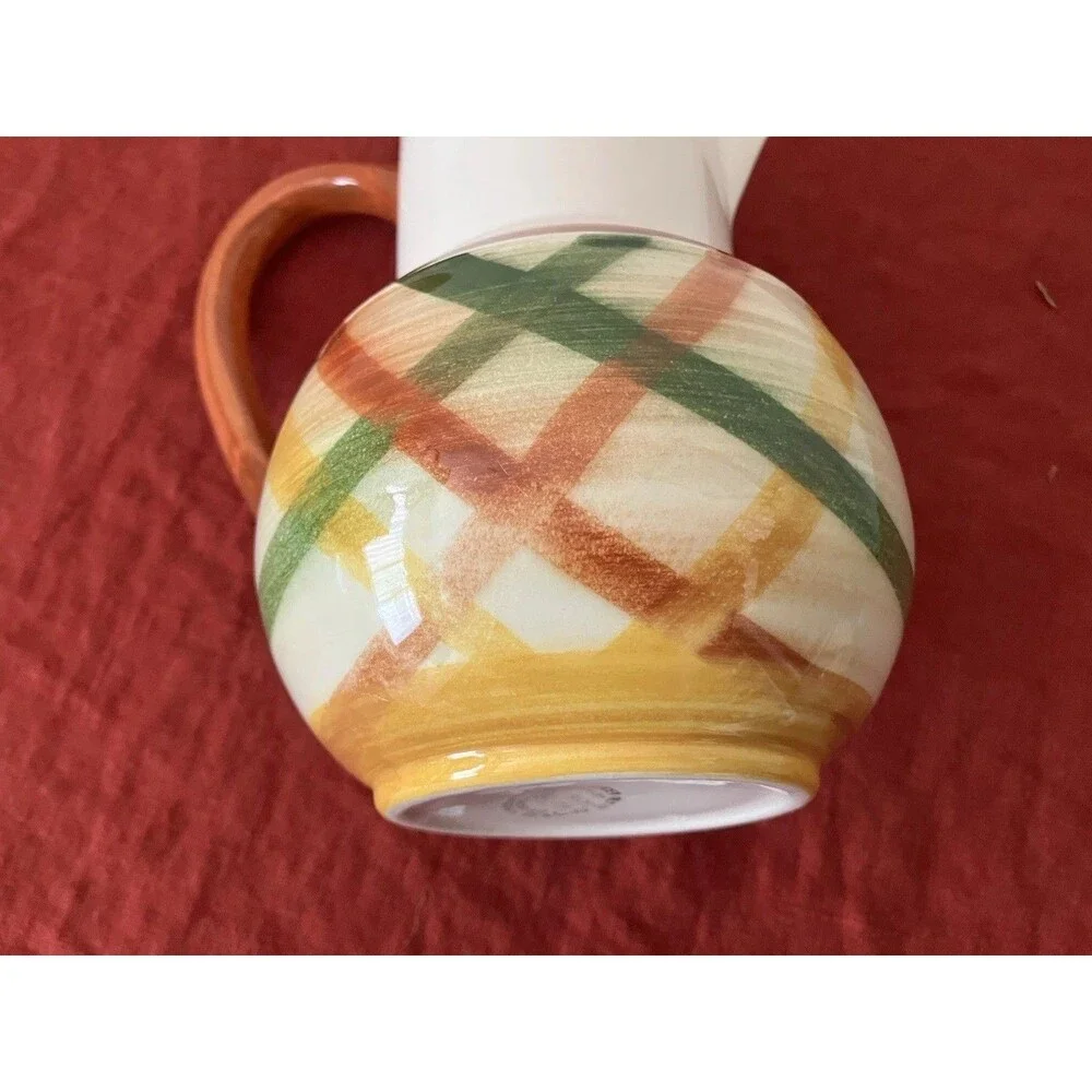 Vintage ‘40s/‘50s Vernon Kilns Vernonware Homespun Pitcher/Jug 32 oz. 7